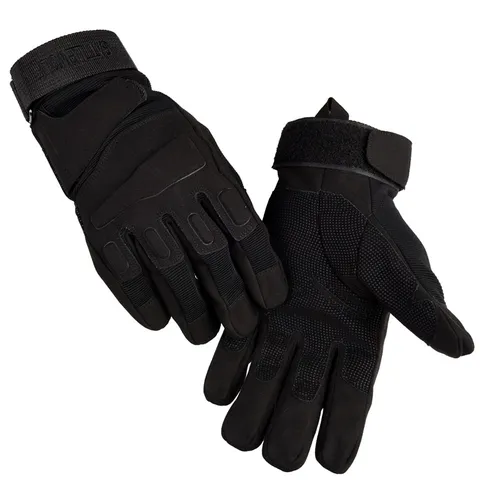 Men's Tactical Full Finger Gloves Outdoor Sports Cycling Climbing Microfiber Anti-Slip Hard Knuckle Gloves