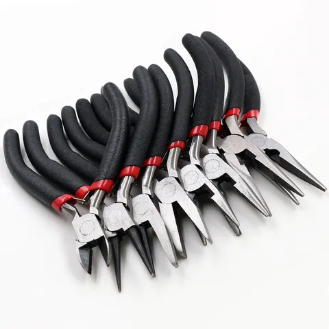 Mini Stainless Steel Jewelry Pliers DIY Handmade Wire Cutting Needle Nose Pliers Craft Tool For Jewelry Making