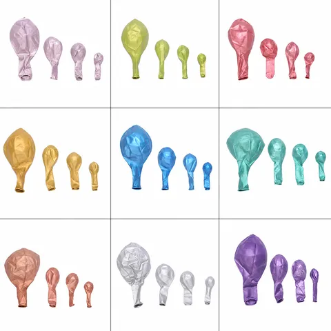 Party Dekoration Latex Metallische Ballons Verschiedene Größen Chrom Ballons Für Geburtstag Hochzeit Feier Event Zubehör
