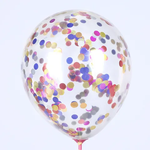 Ballons en Latex Or Rose et Or Paillettes Confettis Ballons pour Décorations de Fête de Mariage d'Anniversaire