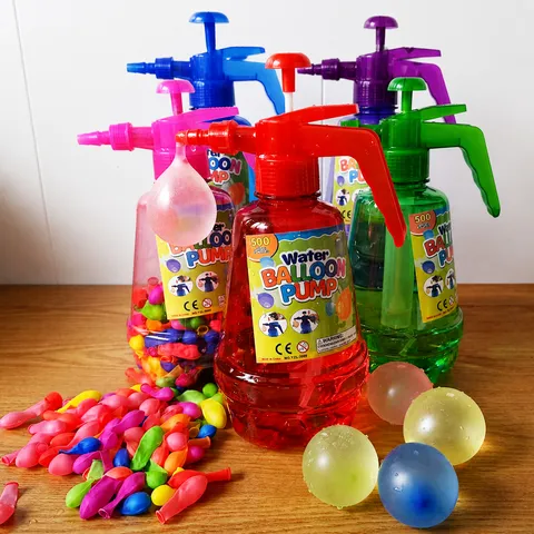 Ballons de Remplissage Rapide d'Eau Jouets Bombe à Eau Été Extérieur Bataille d'Eau Ballons en Latex Avec Pompe de Bouteille d'Eau