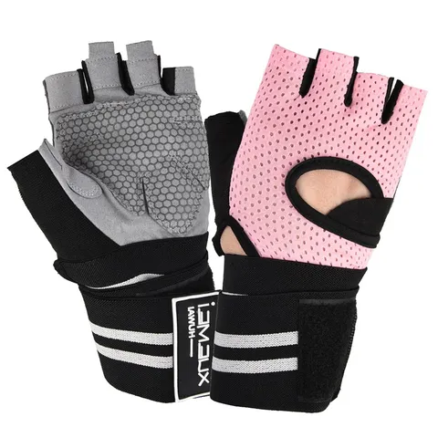 Unisex Halve Vinger Fitness Handschoenen Microvezel Antislip Ademend Gym Workout Training Handpalm Beschermer Sport