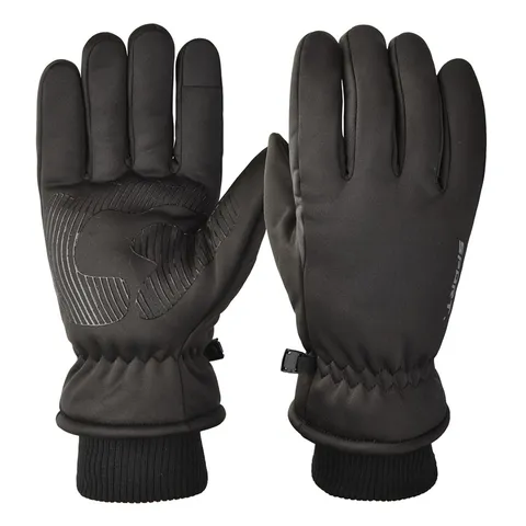 Men's Winter Waterproof Windproof Ski Gloves Thermal Fleece Lined Cold Weather Cycling Outdoor Sports Snow Gloves
