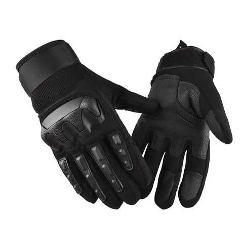 Men's Tactical Gloves Full Finger Hard Shell Outdoor Cycling Motorcycle Non-Slip Touch Screen Combat Climbing Wear-Resistant Gloves