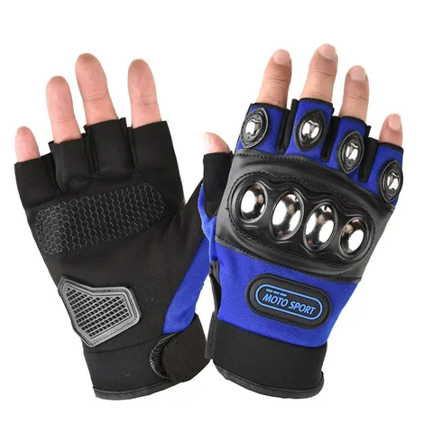 Tactical Motorcycle Riding Gloves Hard Steel Shell Half Full Finger Protective Non Slip Sports Training Gear