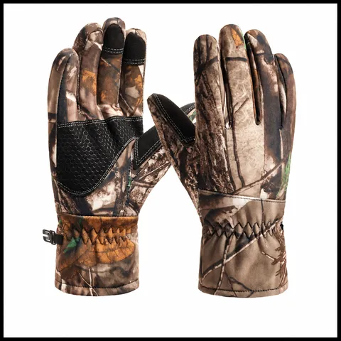 Winter Thermal Touch Screen Gloves Windproof Thickened Cycling Motorcycle Ski Outdoor Sports Non-Slip Men Gloves