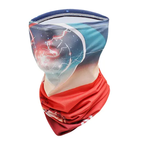 Heren Ijszijde Zonbescherming Gezichtsmasker Buiten Fietsen Vissen UV-Bescherming Ademende Magische Sjaal Nekwarmer Hoofddeksel
