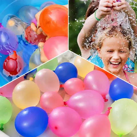 Ballons d'Eau à Remplissage Rapide d'Été Bouquet Jouets de Bataille d'Eau Ballons en Latex Auto-Nouants Fête en Plein Air Accessoires de Jeux d'Eau