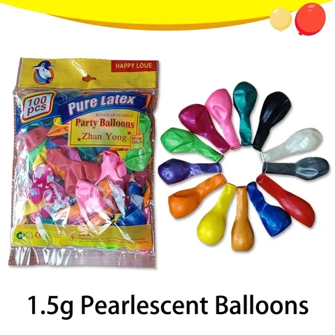 Ballons en Latex Nacré Couleur Mixte Ballons Épais pour Décoration de Chambre de Mariage Fête Fournitures d'Événement