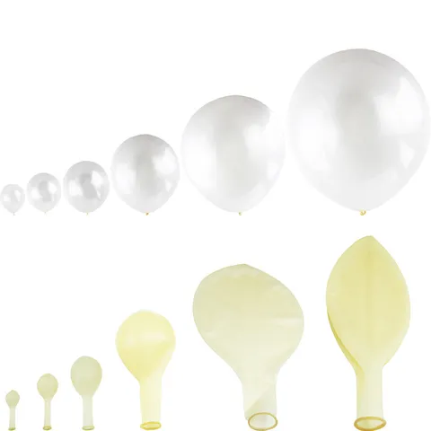 Ballons En Latex Transparent Ensemble De Ballons Clairs Épais Pour Décoration De Fête D'Anniversaire De Mariage