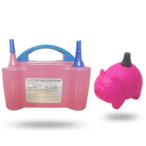 Pompe à Ballons Électrique Portable Double Buse Gonfleur d Air Outil de Gonflage Rapide Pour Fête Mariage Anniversaire Décoration