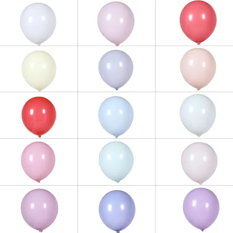 Colorful Macaron Latex Balloons Party Balloons Set For Wedding Birthday Celebration Festival Decoration Event Supplies