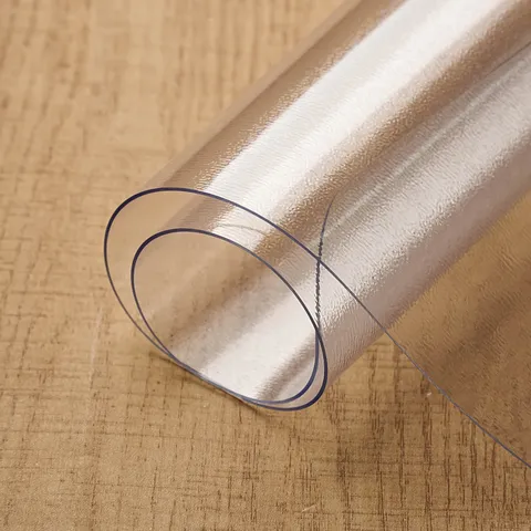 Transparent PVC Tablecloth Waterproof Oil-Proof Thickened Wear-Resistant Desk Protective Mat For Dining Table Coffee Table
