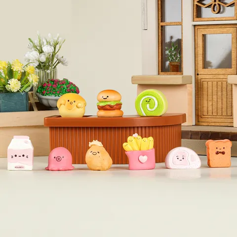 Miniatura Cibo Giapponese Resina Ornamenti Casa delle Bambole DIY Accessori Carino Cartoon Resina Cibo Giocattoli Per Decorazioni Casa