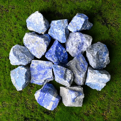 Natural Lapis Lazuli Raw Stones Unpolished Rough Blue Crystals For Aromatherapy Essential Oil Diffuser Healing Home Decor
