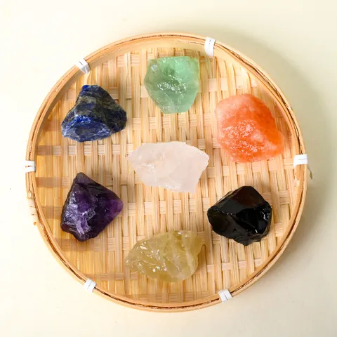 Natuurlijk Kristal Ruwe Steen Monster Kleurrijke Edelsteen Energiesteen Aromatherapie Diffusor Woondecoratie Ornament