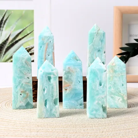 Natuurlijk Hemimorfiet Kristal Pilaar Mineraal Specimen Ruwe Steen Energie Edelstein voor Feng Shui Huisdecoratie
