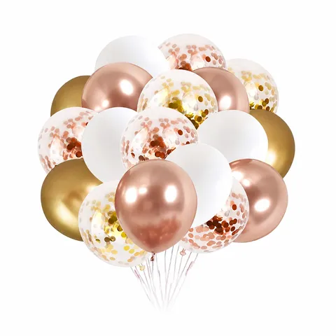 Assorted Latex Balloons Arch Kit With Confetti Balloons For Wedding Engagement Party Decorations Birthday Supplies