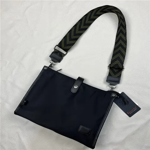 Borsa a Tracolla Casual in Nylon da Uomo Stile Giapponese Borsa a Spalla in Tessuto Oxford Moda Multifunzionale Borsa da Lavoro