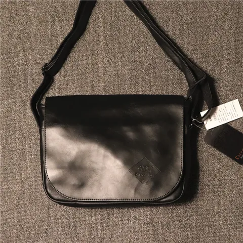 Borsa a Tracolla in Pelle PU Vintage da Uomo Borsa a tracolla Casual Borsa a Tracolla Retro Borsa da Lavoro Commuter per Uso Quotidiano