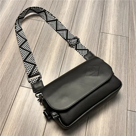 Borsa a Tracolla da Uomo in Pelle PU Casual Impermeabile Borsa a Spalla Tendenza Urbana Moda Messenger Bag Per Viaggi