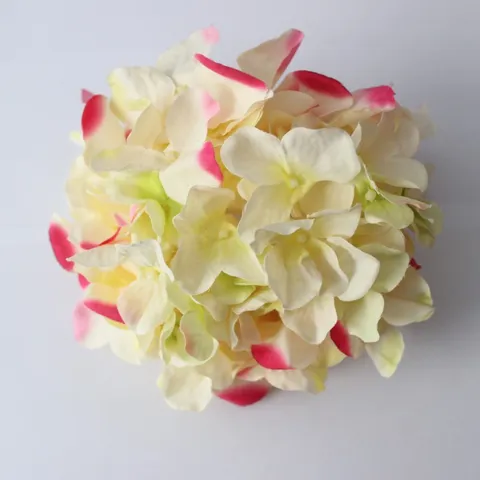 Artificial Hydrangea Flower Heads Silk Fabric Flower For DIY Wedding Party Home Decor Craft Background Supplies