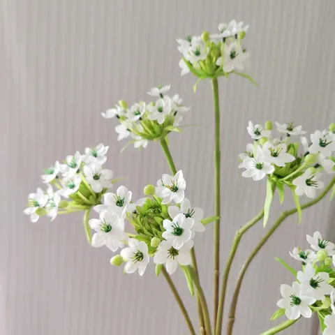 Artificial Velvet Flower Star of Bethlehem Silk Flower Branch For Home Decor Wedding Party Photography Props