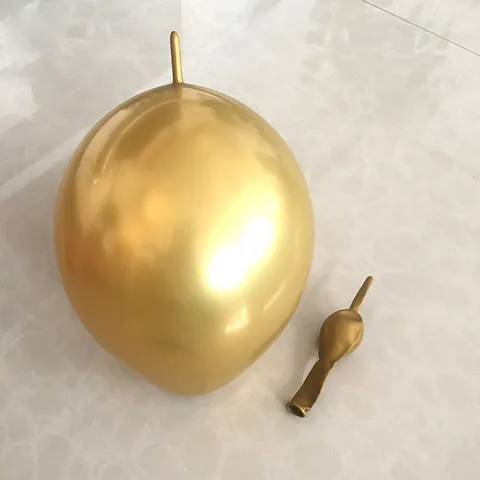 Metallic Tail Balloons Long Latex Balloons For Birthday Party Wedding Scene Decoration Supplies Shiny Decor