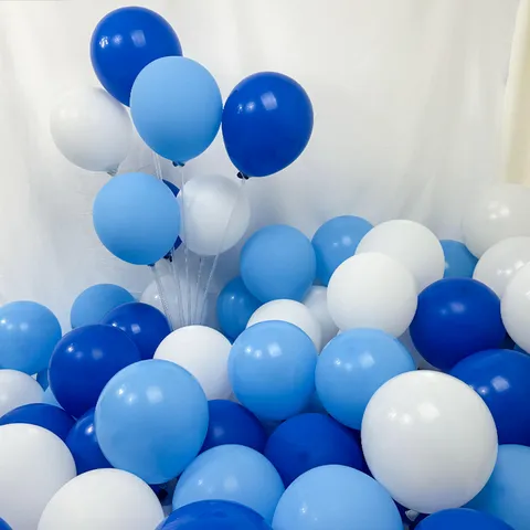 Metallisch Blau Latex Ballonbogen Set Party Dekoration Für Geburtstag Hochzeit Valentinstag Feier