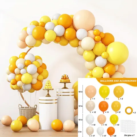 Birthday Party Latex Balloons Arch Kit Decorative Balloon Set For Wedding Celebration Event Party Supplies