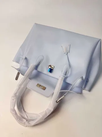 Grande Capacità PVC Jelly Bag Donna Tote Borsa a Mano Classica Chiusura Girevole Borsa a Tracolla Trasparente
