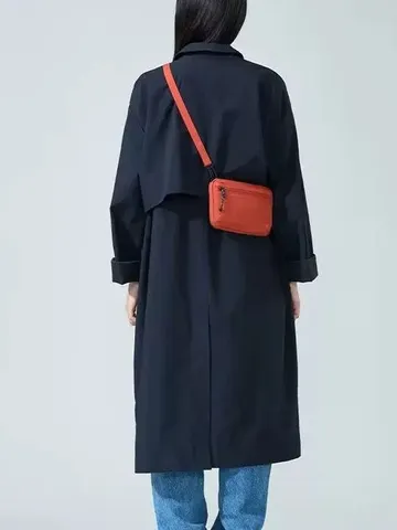 Sac Bandoulière Mode Style Coréen pour Femmes Porte-Monnaie Passeport Multifonctionnel Petit Sac Carré