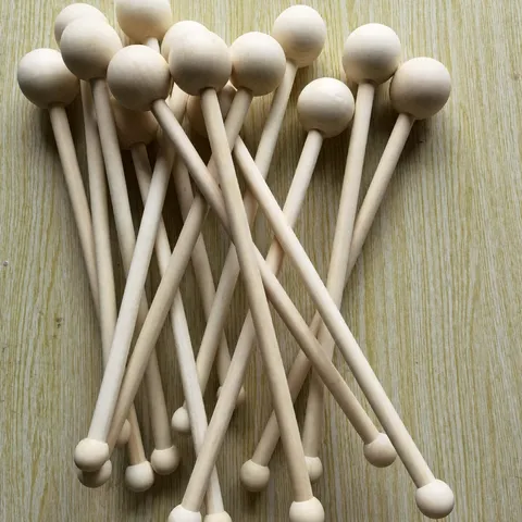 Natural Wood Massage Stick Back Scratching Hammer Wooden Roller Massager Ergonomic Body Relaxing Tool For Home Office