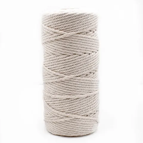 Natural Cotton Cord Macrame Rope Braided Craft String For DIY Tapestry Wall Hanging Handmade Home Decor