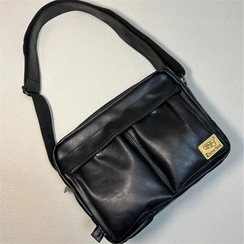 Borsa a Tracolla Casual in Tela da Uomo Borsa a Messaggero Vintage Borsa a Spalla Tasche Multiple per Viaggio di Lavoro Quotidiano