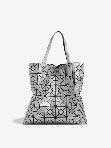 Femme Mode Géométrique Losange Cabab Grand Capacité Cuir PU Sac d'Épaule Décontracté Sac à Main Minimaliste