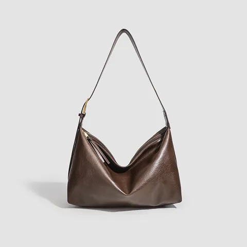 Sac Cabas en Cuir PU Grande Capacité pour Femmes Sac Bandoulière Hobo Casual Commutateur Mode Automne Hiver