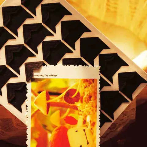 Retro Paper Photo Album Corner Stickers DIY Scrapbook Picture Mounts Self Adhesive Craft Stickers For Journal Memory Book