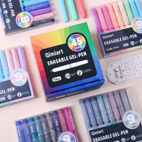 Erasable Gel Pens Set Thermo Sensitive Colorful Writing Pen Student Stationery Gift