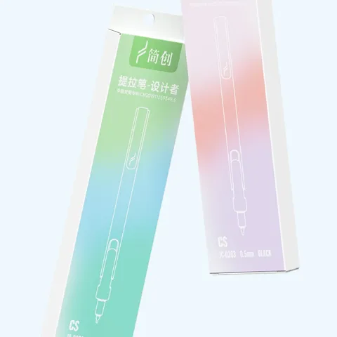 Fast Drying Gel Pen 0.5mm Fine Point Cute Jelly Color Retractable Pen Smooth Writing School Office Supplies