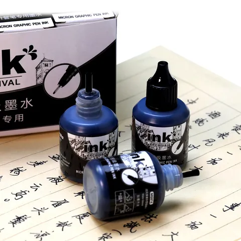 Guangna Σχεδιαστική Ποιότητα Μαύρο Меλάνι Refill Για Тεχνικά Στυλό Аδιάβροχο Γρήγορο Στέγνωμα Граφείο Σχολικά Είδη