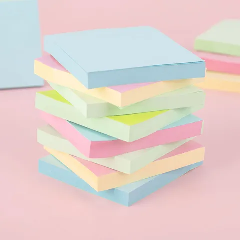 Colorful Sticky Notes Assorted Square Memo Pads Shaped Sticky Notes Note Taking Stationery For Office And School Use