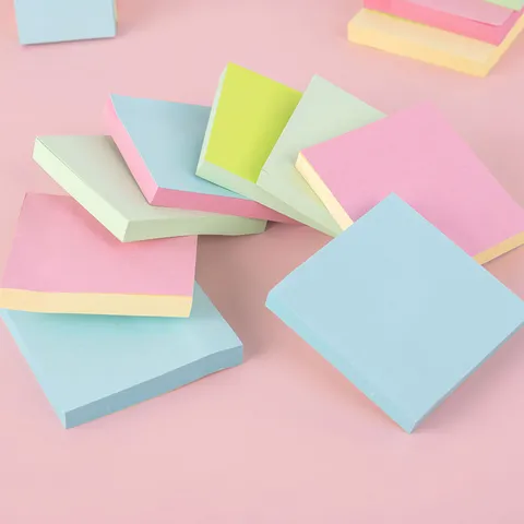 Colorful Sticky Notes Assorted Square Memo Pads Shaped Sticky Notes Note Taking Stationery For Office And School Use