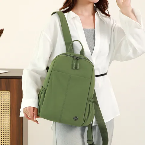 Women Nylon Backpack Casual Travel Bag Large Capacity Commuter Bookbag Lightweight Waterproof School Daypack Fashion Bag