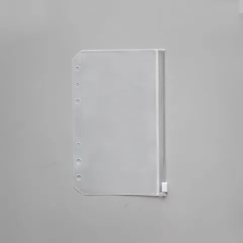 Διαφανής Θήκη PVC με Φερμουάρ για Ντοσιέ Αρχειοθέτησης A5 A6 A4 B5