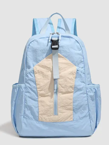 Casual Waterproof Nylon Backpack Large Capacity Foldable Outdoor Travel Hiking Sports School Backpack For Women Men
