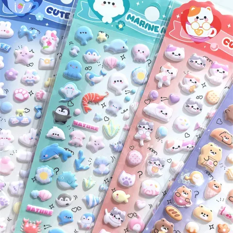 Diastatika Xaritomena Zoa Cartoon Afrom Stickers Paidia DIY Cheirotechnia Diakosmitika Kolloites