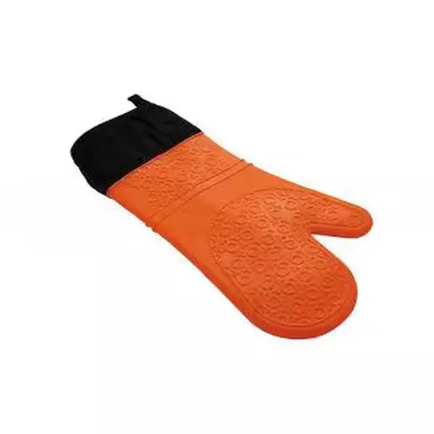 Silikon Baumwolle Hitzebeständige Ofenhandschuhe Küche Anti Verbrühung Handklammern Backen Mikrowelle Schutz Kochhandschuhe