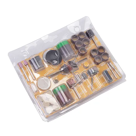 Ensemble de Têtes de Meulage Accessoires de Meuleuse Électrique Outil Rotatif Polissage Coupe Kit de Quincaillerie en Acier S2