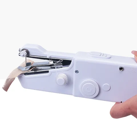 Portable Handheld Electric Sewing Machine Mini Cordless Stitch Tool with Accessories Kit for Home Travel DIY Clothes Repair